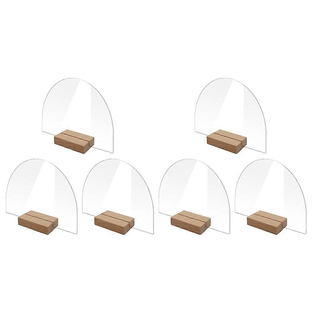Wedding Table Signs Acrylic Desk Signs for Decor 6Sets