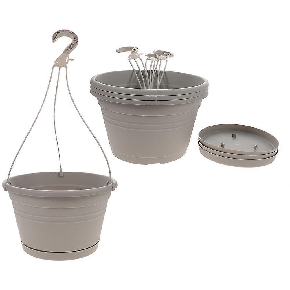 Plastic Hanging Flower Pot Planters for Storage Use Hanging 4Pcs