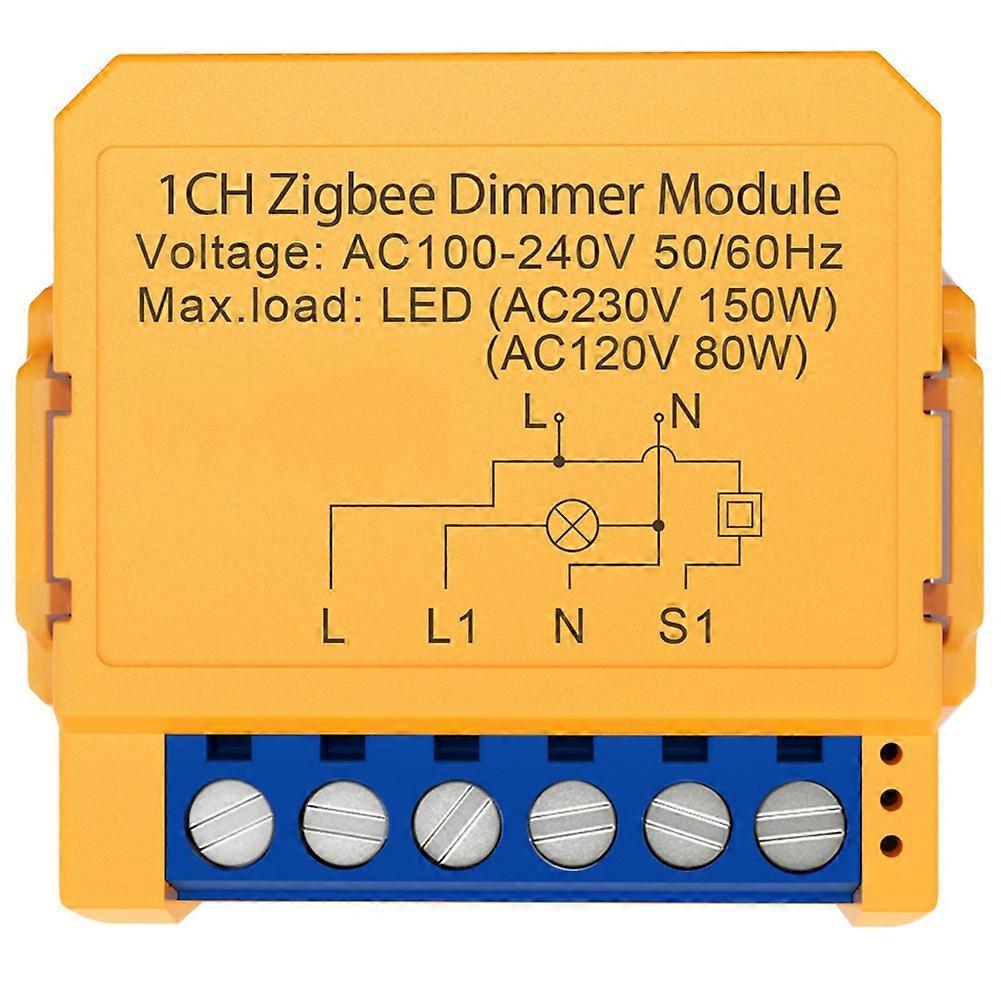ZigBee Smart Dimmer Switch Module for Voice and App Control, Compatible with Most Platforms