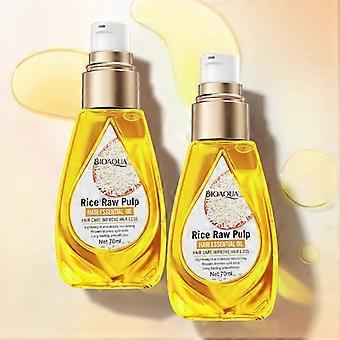 Ätherisches Haaröl mit Reispüree für glattes und reparierendes Haar, 70 ml