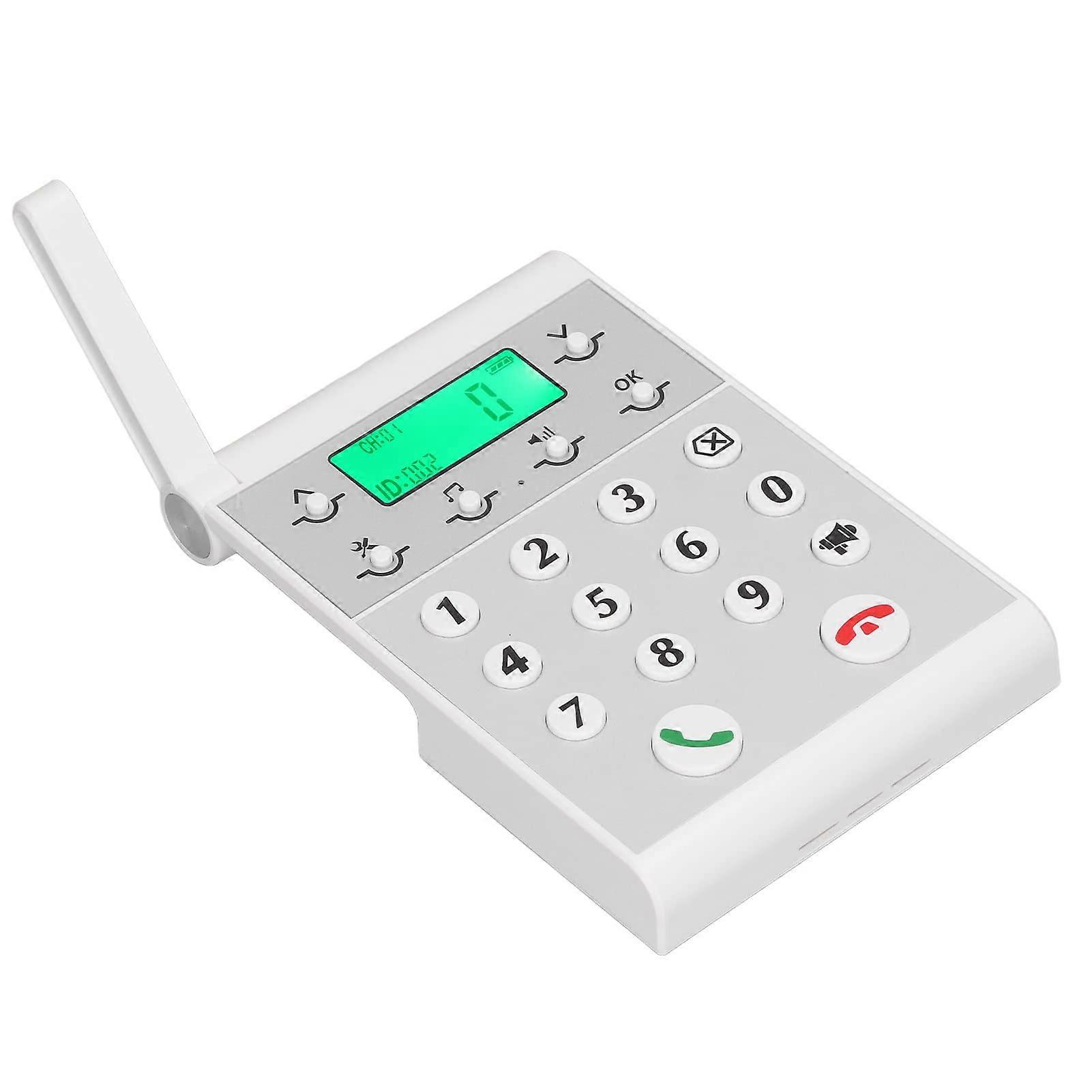 Wireless Intercom System 1000M Long Range Connects 999 Extensions for Seamless Home Communication White