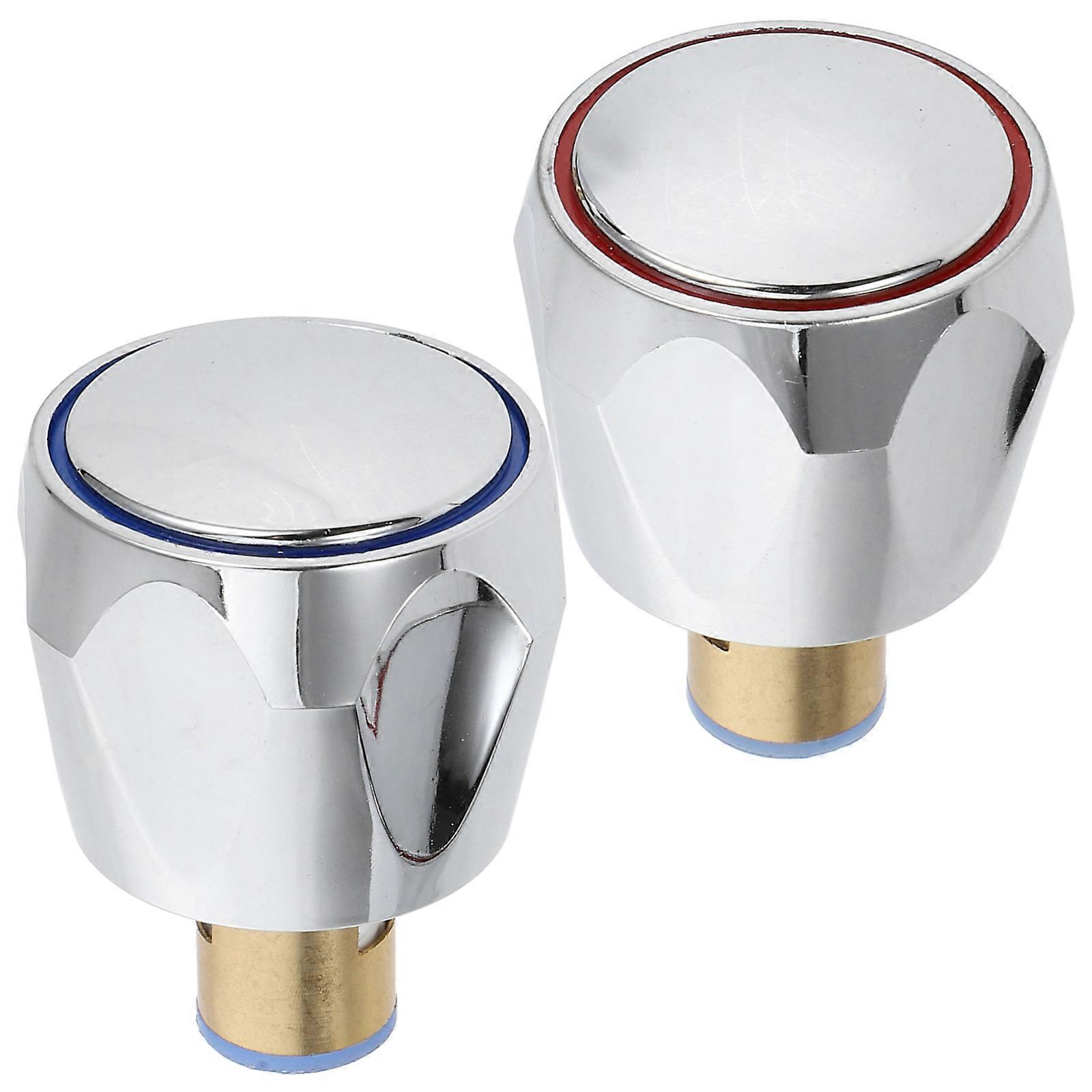 Faucet Handle Replacement Tap Handle for 3Sets Hot Cold Valve Knobs