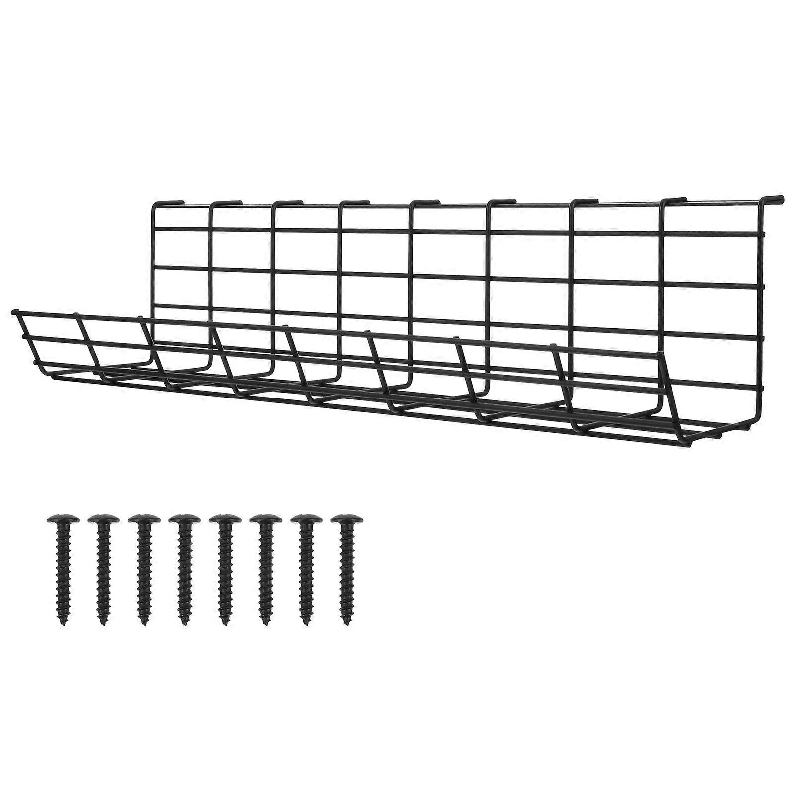 1pc Under Desk Wire Organizer Cable Board Container Chic Wire Storage Rack