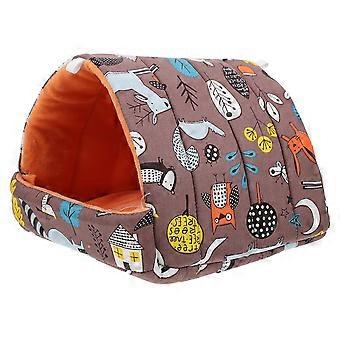 Hamster schuilplaats, warm winternest voor een comfortabele rustplek (2 stuks)