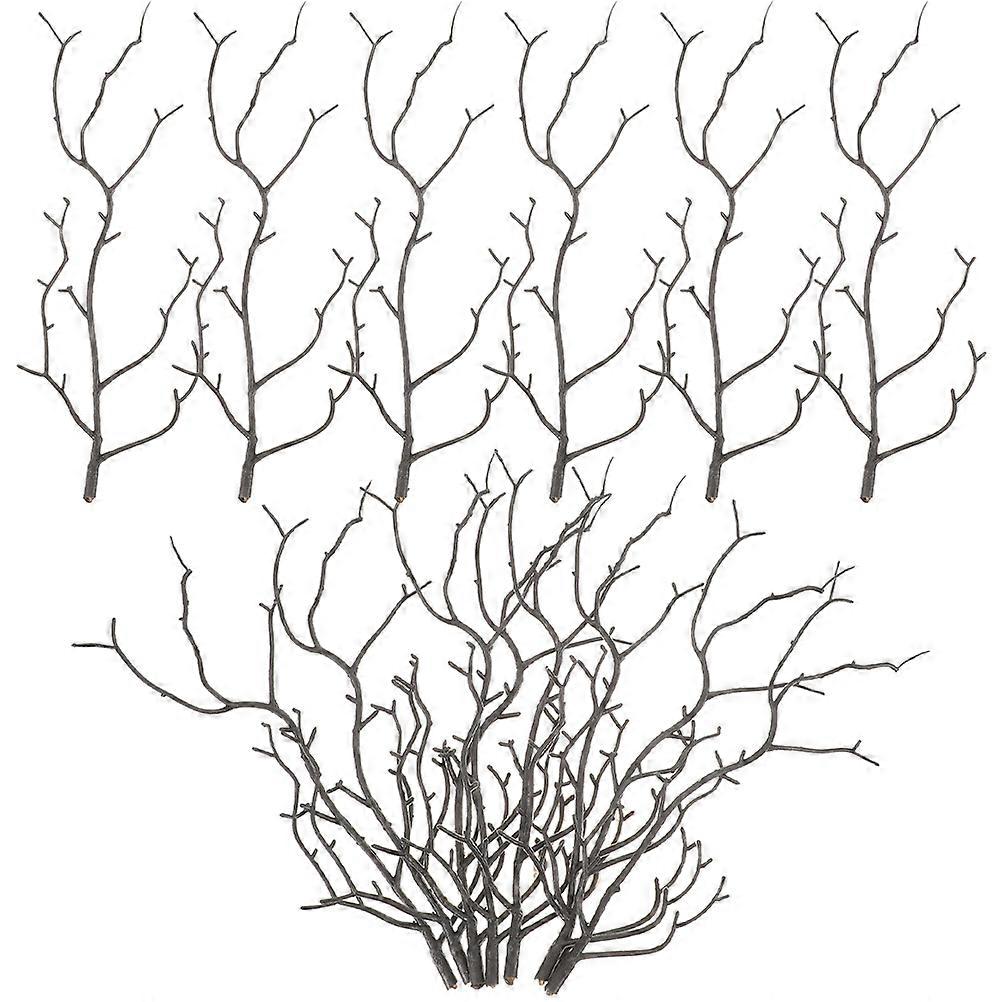 Plastic DIY Craft Branches Artificial Antler Tree Branches for 60Pcs