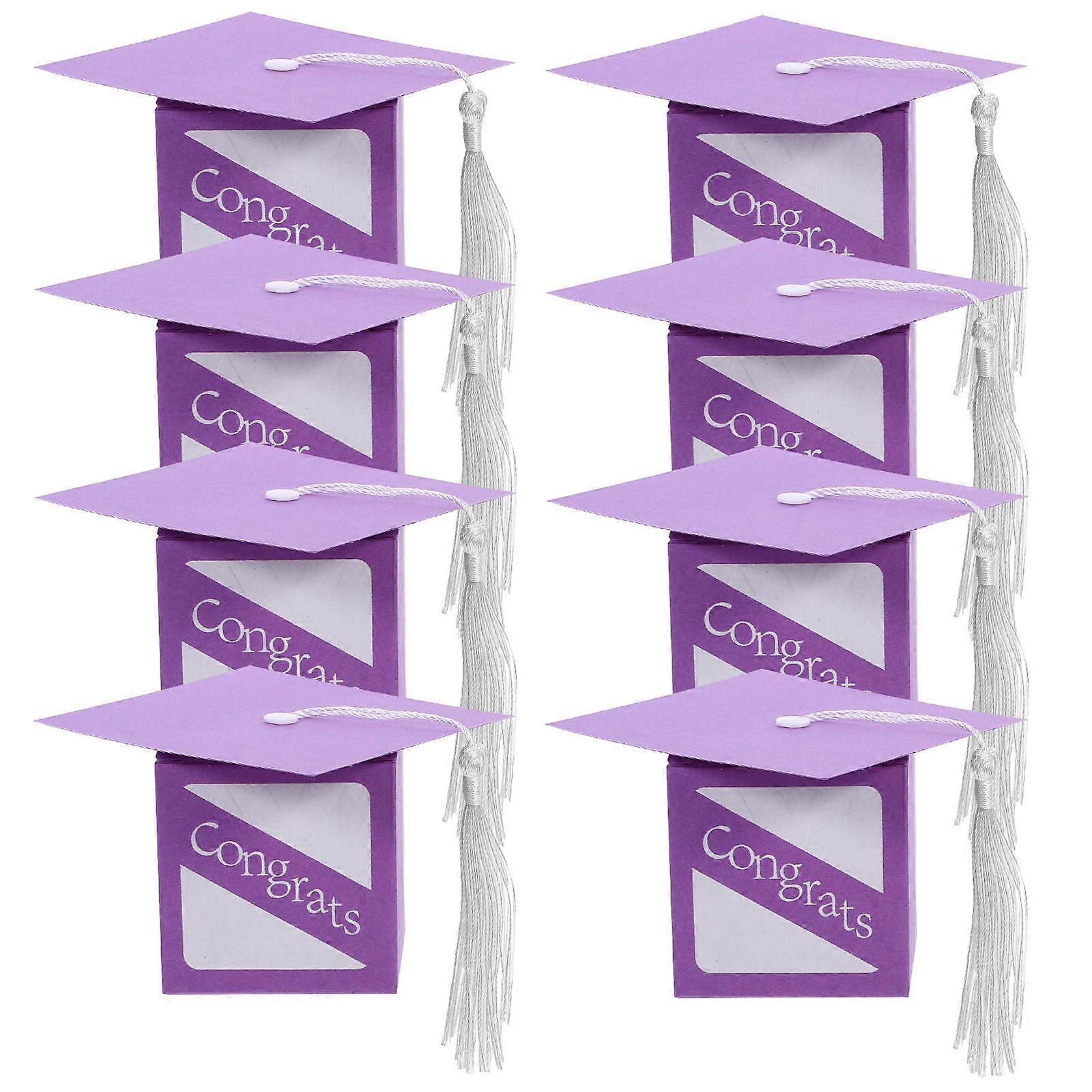 Graduation Candy Box Creative Graduation Cap Boxes for Containing 20Pcs