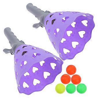 Kids Outdoor Toys Toddler Catch Launcher Ball Game Toys for 4Sets Play