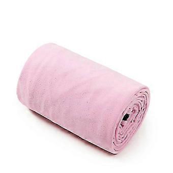 Roze ultralichte outdoor kampeerslaapzak, 4-seizoenen draagbare fleece, 180 x 80 cm