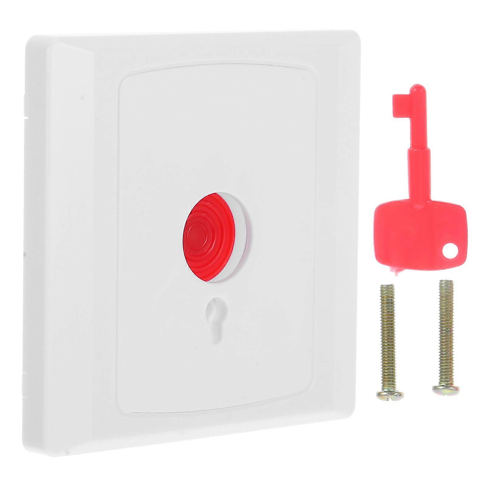 Emergency Call Button Wall Mount Call Button for Fast Help 1Set ABS