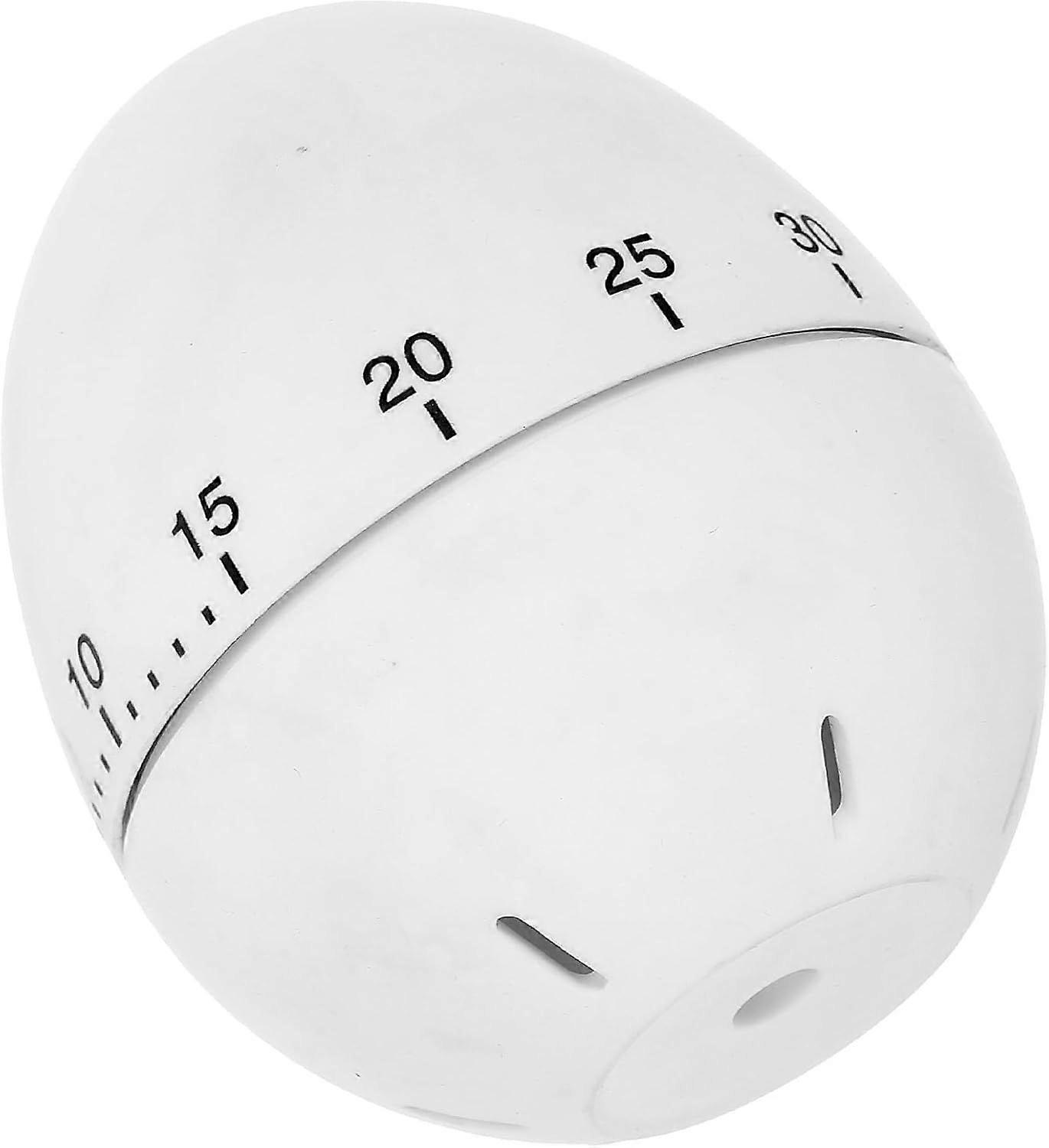Mechanical Egg Shaped Kitchen Timer Preparation Prevention Silicone