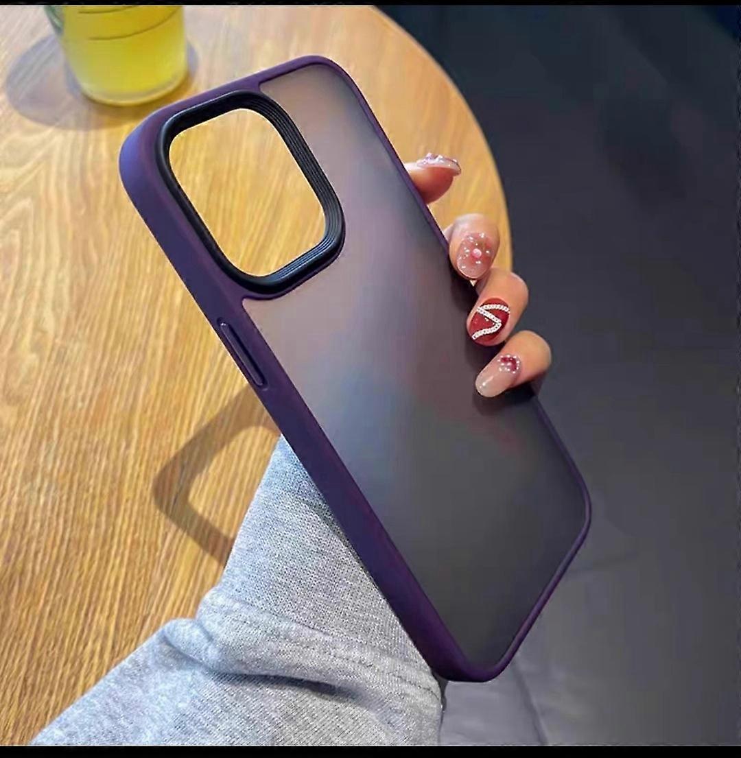 Case for iPhone 14 Matte Dark Purple