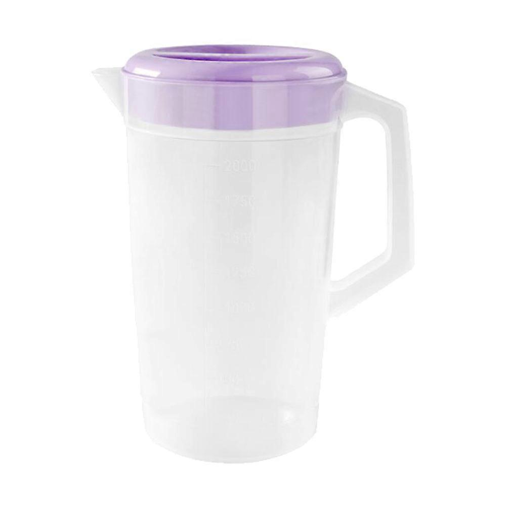 Violet Beverage Pitcher for Household Use Cold Drink Serving Large Capacity