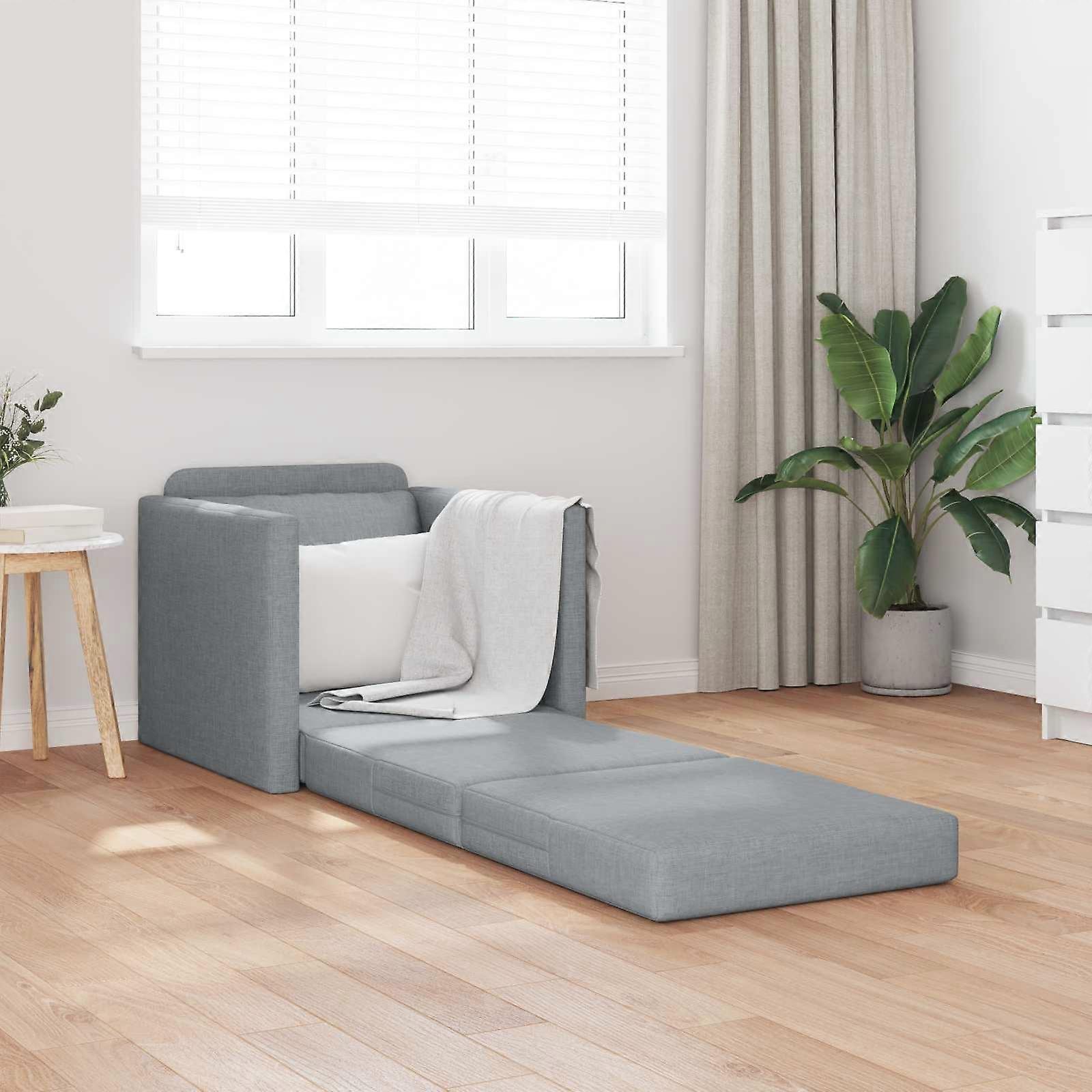 Schlafsofa 60cm Hellgrau Stoff, SKU: 4106621