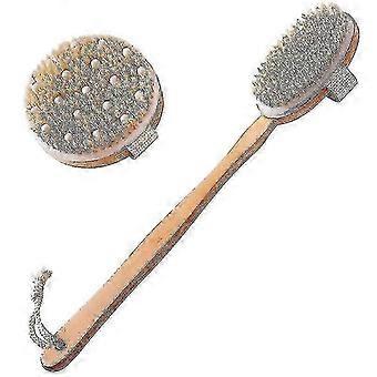 2 Pack Dry Brushing Body Brush Exfoliator with Back Scrubber