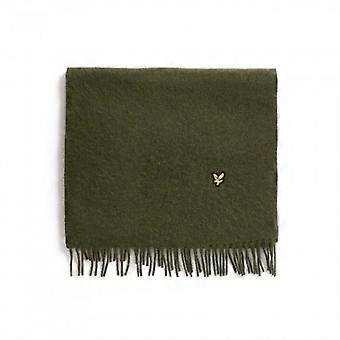 Lyle & Scott Tonal Logo Lambswool Blend Scarf