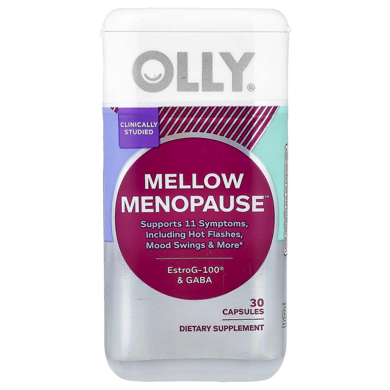 OLLY, Mellow Menopause™, 30 Capsules