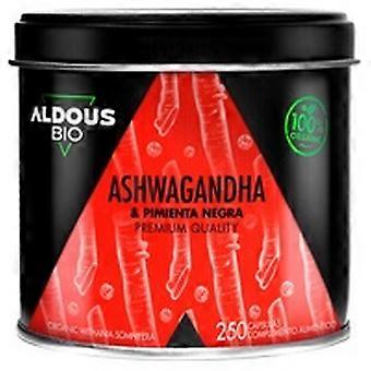 Organic Ashwagandha 2160 mg with Black Pepper 250 capsules