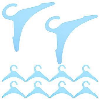 Dog Clothes Hangers Plastic Household Pet Costume Hanger with 30Pcs