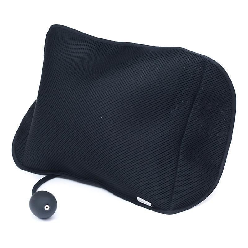 Lumbar Support Inflatable Cushion Backrest Portable Pillow With Pump For Car