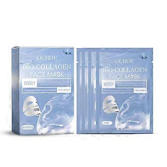 Set van 4 collageenmaskers - Hydraterende, voedende, verfijnende, verstevigende en elasticiserende sheetmaskers