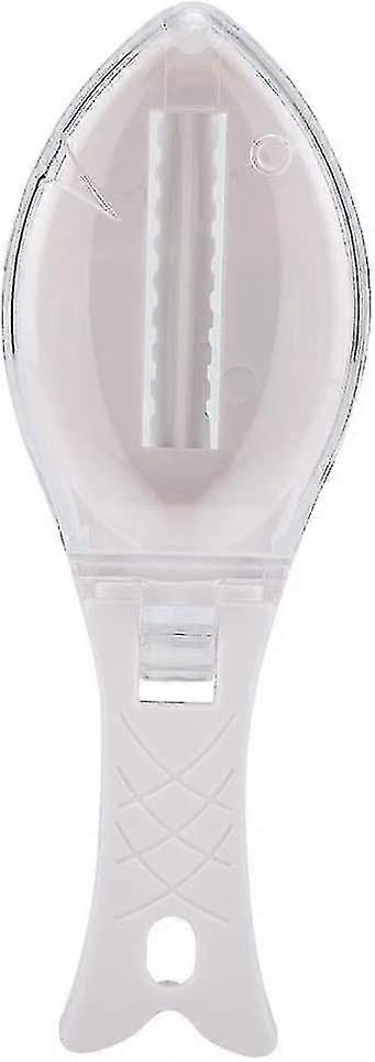 Quick And Safe Fish Scale Scraper - Fish Peeler, Kitchen Tools, White