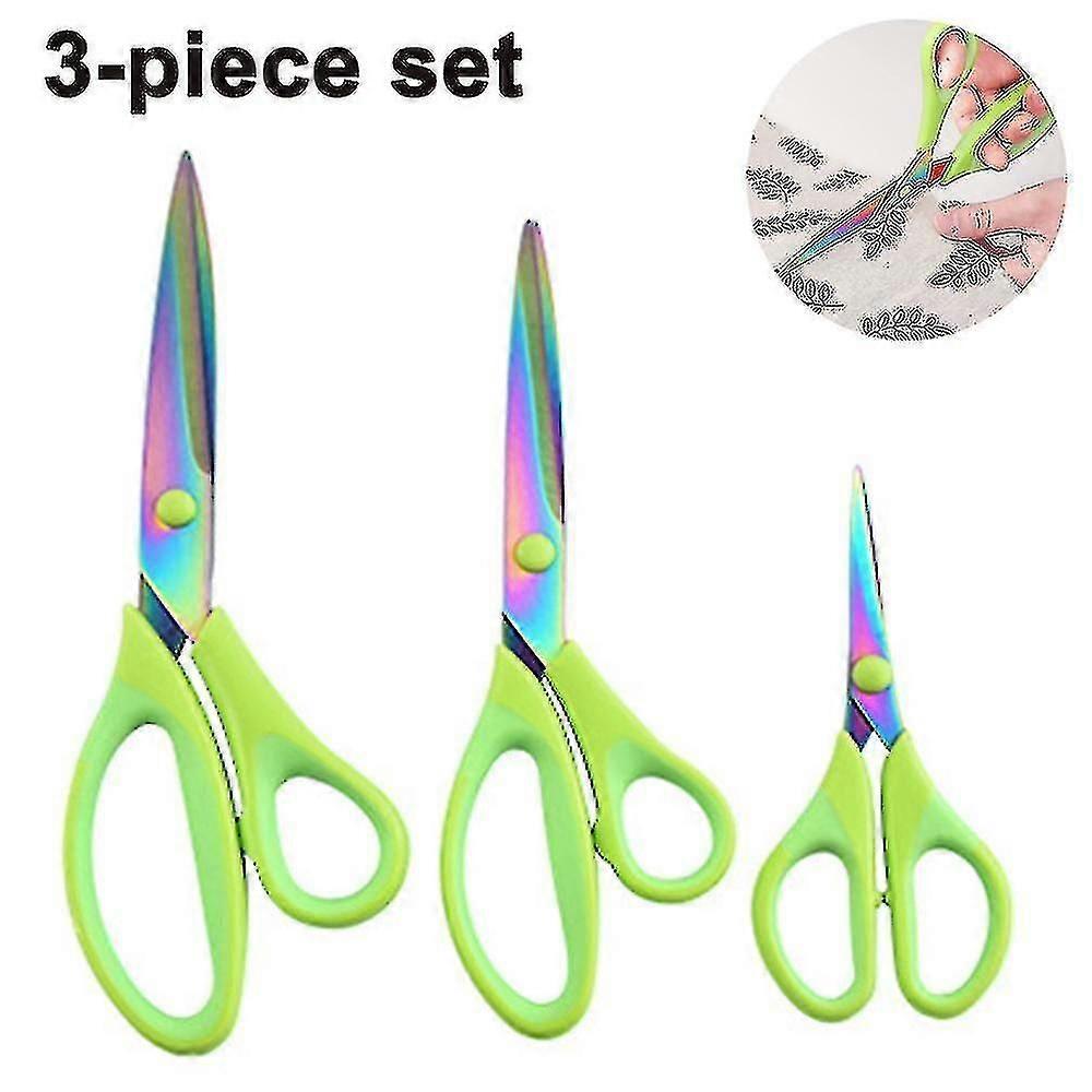 Titanium Scissors Set Compatible With Sewing, Arts, Crafts, Office