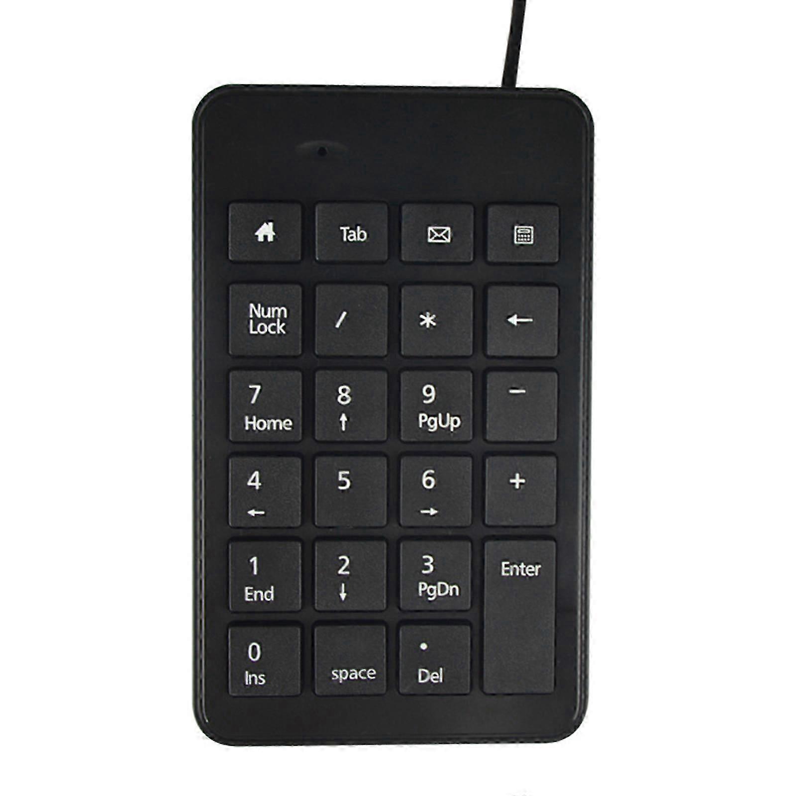 Portable Wired USB Numeric Keypad 23-Keys for Laptop/Notebook PC Computer