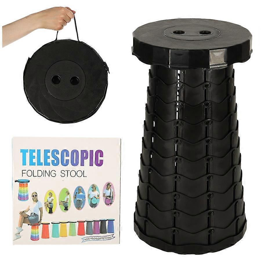 Klappstuhl Klapphocker Hocker Schwarz