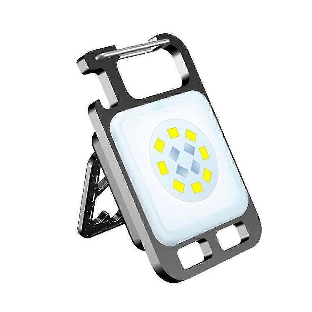 White Rows Keychain Light, Cob Keychain Work Light