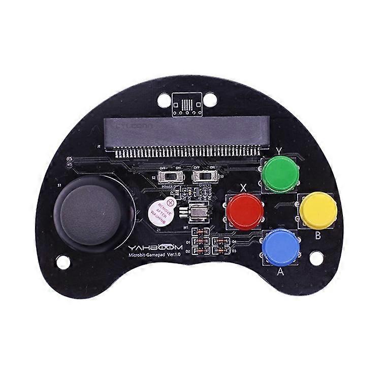Yahboom Microbit Basic Game Handle Board, Compatible with Micro:bit V2/1.5 Board, without Micro:bit V2/1.5 Board