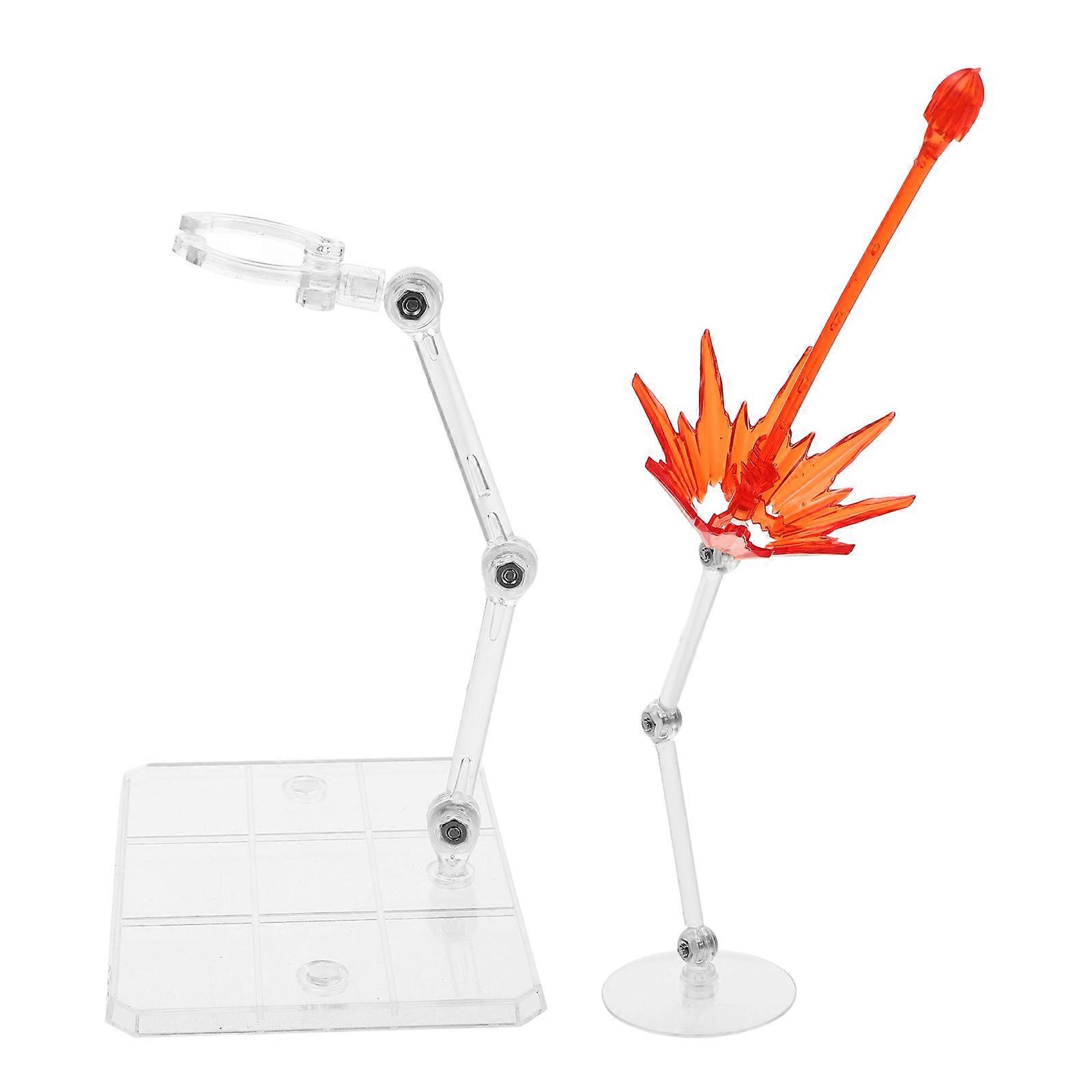 Figure Display Stand with Plastic Base 2Pcs for Doll Collection