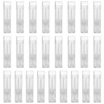25pcs Empty Lip Balm Containers Lipstick Tubes Lip Gloss Holder Tubes Refillable DIY Lip Gloss Tubes