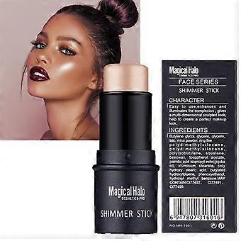 Waterproof Contour Stick and Highlighter Cream Duo for Long Lasting Face Shine - Easy Blend