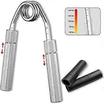 Adjustable Hand Grip Strength Trainer, Full Aluminum Alloy Handle, Grip Strength Adjustable Range 50-150 lbsH