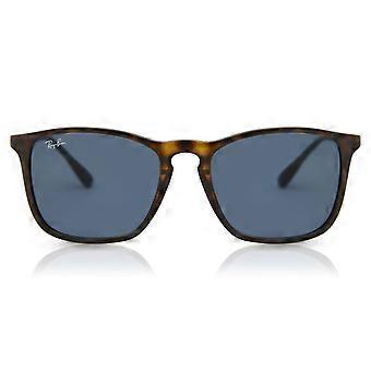 Ray-Ban RB4187 Chris 639080 Full Rim Havana Men Wayfarer Sunglasses UV3 Original