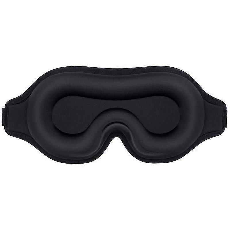 Sleep Mask 1 Pack 3d Contoured With Adjustable Strap