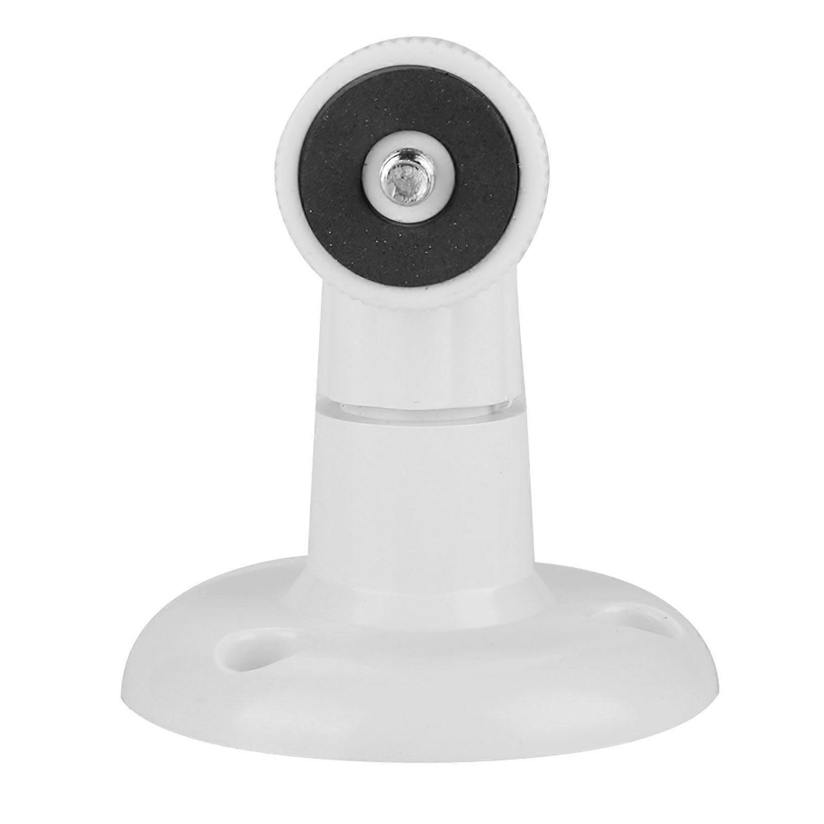Surveillance CCTV Camera Stand Wall Mount Bracket  Rotatable Mini Camera Support Stand White