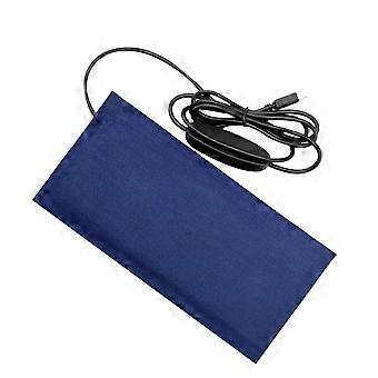 Pet Heating Pad USB Electric Blanket for Pet Use Waterproof Blue S