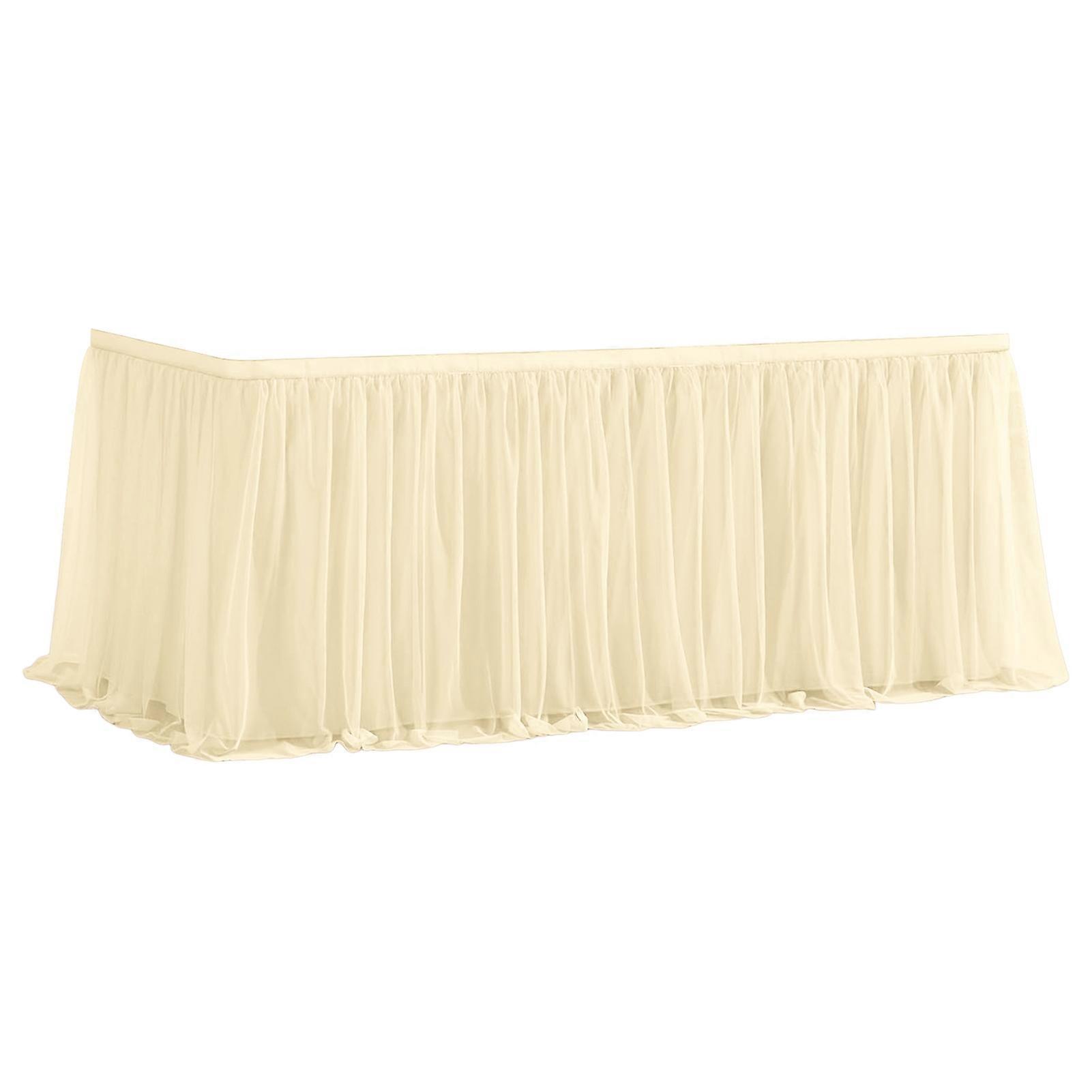 Reusable Tulle Tablecloth for Rectangular Tables and Event Decoration