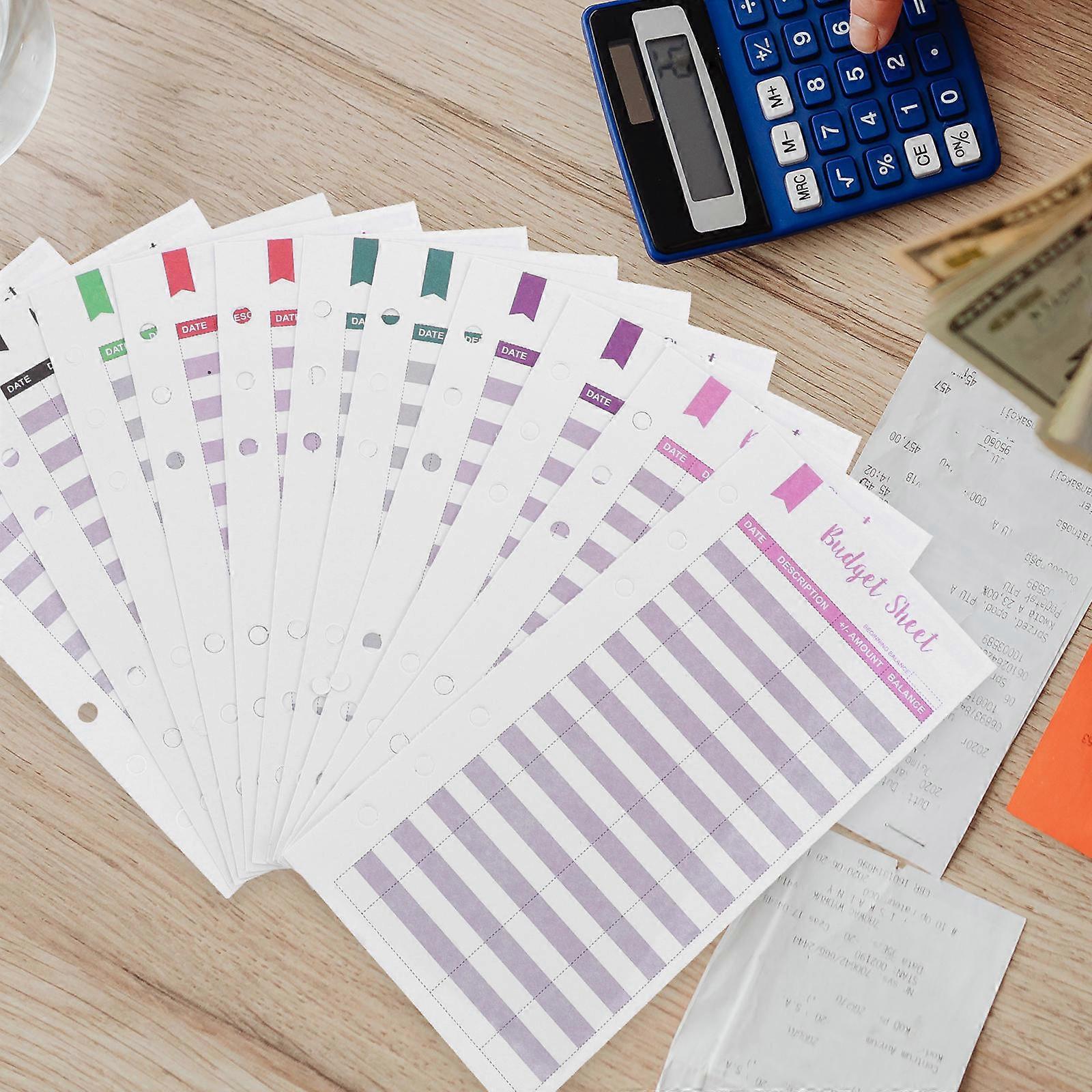 Practical Budget Cards Budget Binder Inserts for Expense Tracking 36Sheets