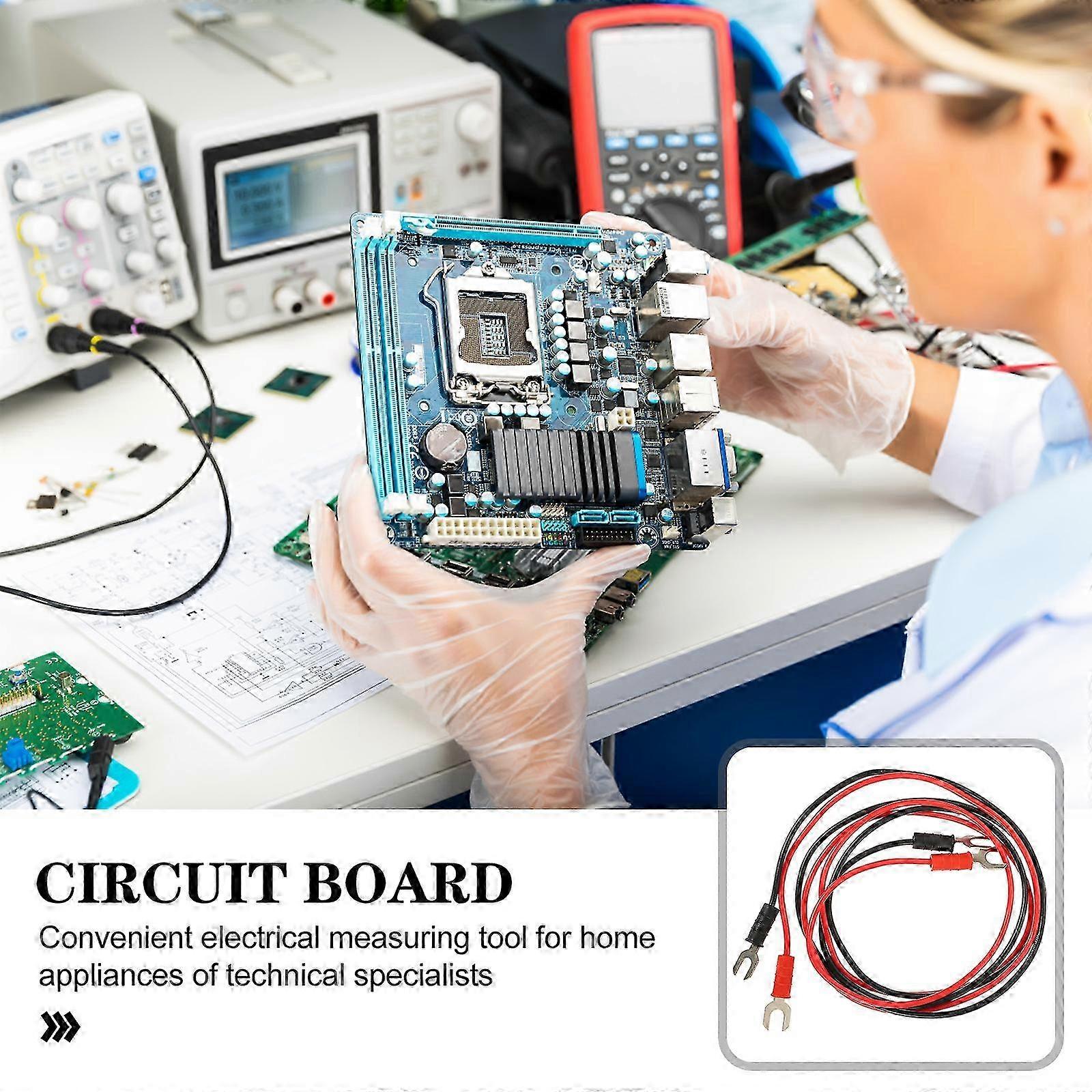 2pcs Interconnect Circuit Wire Physics Laboratory Electricity Connection Wire