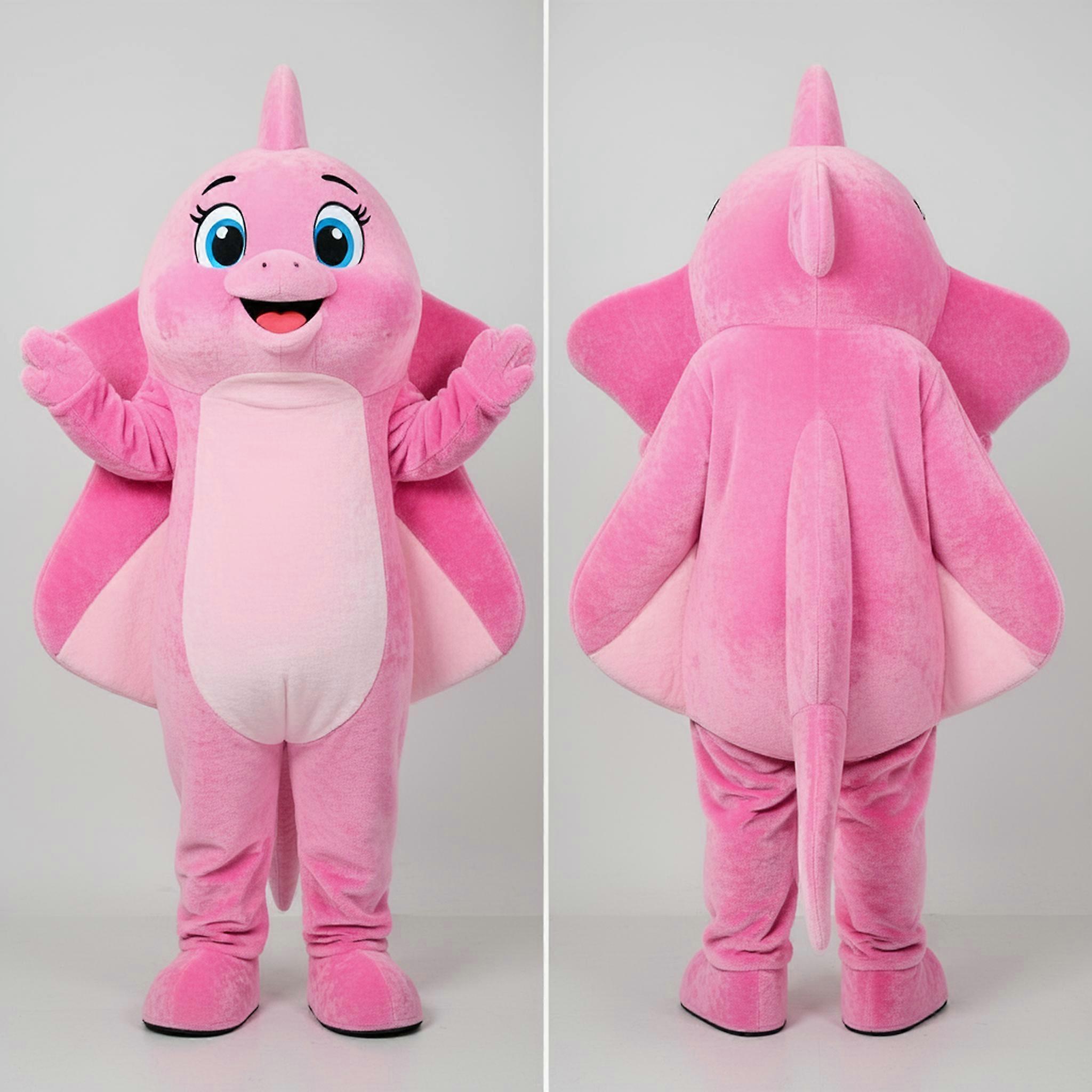 MASTICOT Pink Playful Stingray Mascot