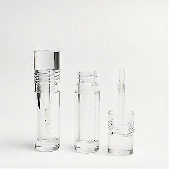 1 Stück leere, tragbare 5-ml-Tube für dickflüssigen Lipgloss aus Kunststoff, transparenter Kosmetikbehälter