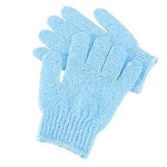 Exfoliating Gloves for Shower, 2 Pairs DualSided Body Scrub Mitts for Men and Women