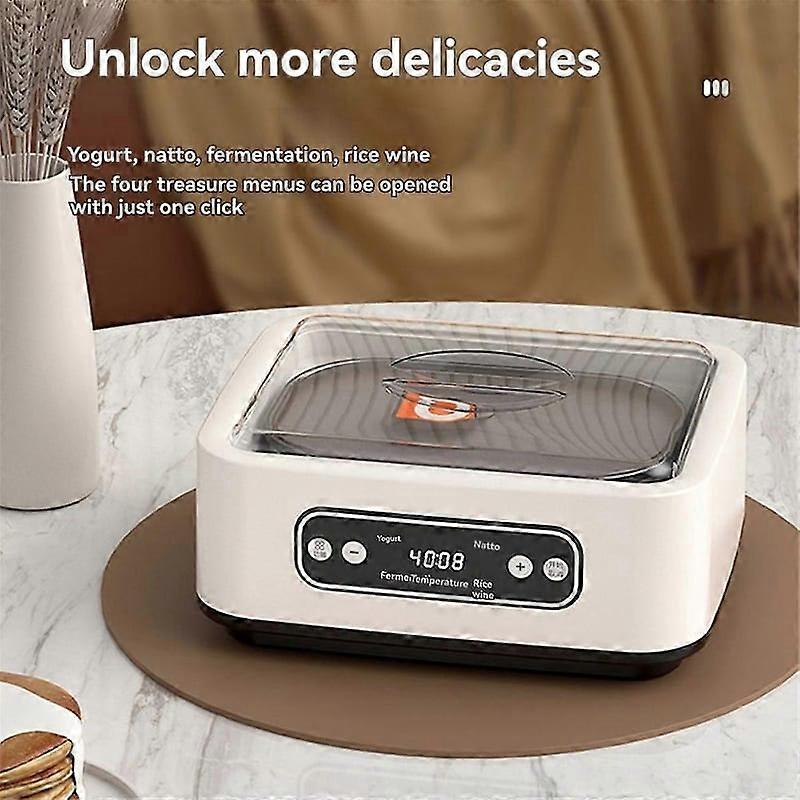 Yogurt Maker with Temperature Control,Automatic Yogurt Maker EU Plug