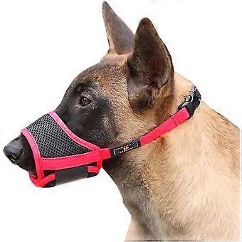 Mike Dog Muzzle Nylon Soft Muzzle Anti-biting Bar Semesh Able Pets Muzzle For S Medium Lar Dogs 4 S 5 Sizes