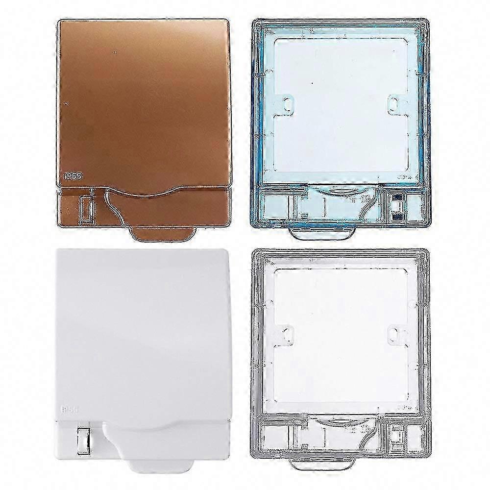 Waterproof IP55 Outdoor Switch Socket Box Lockable Splashproof Shockproof Protective Cover