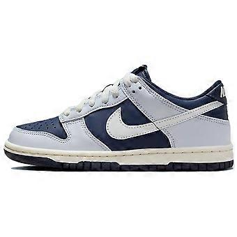 Nike Dunk Low Fodboldgrå Midnatsblå GS FB9109-002