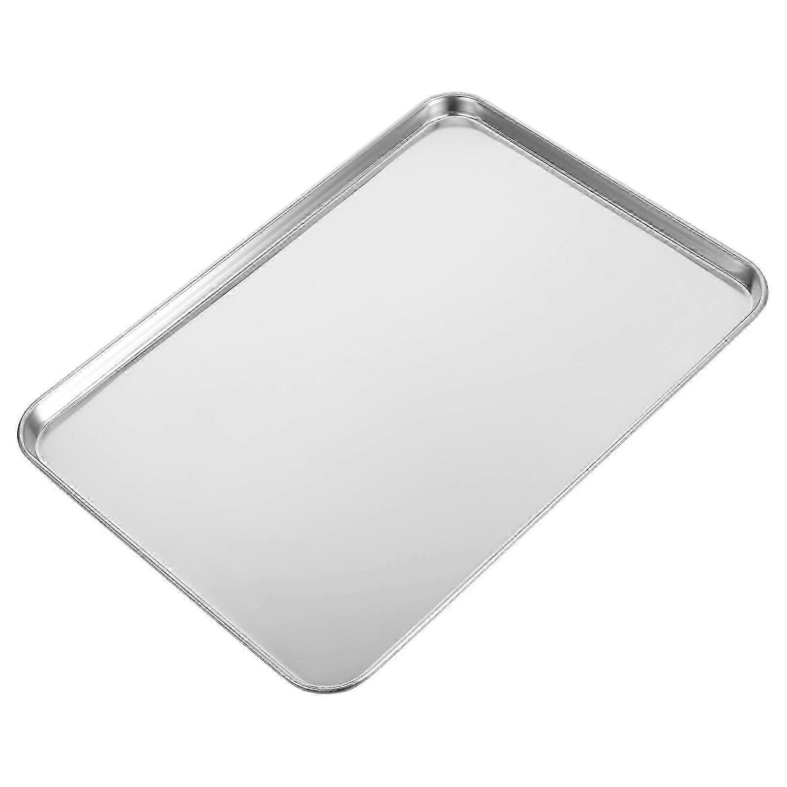 Stainless Steel Rectangular Serving Tray