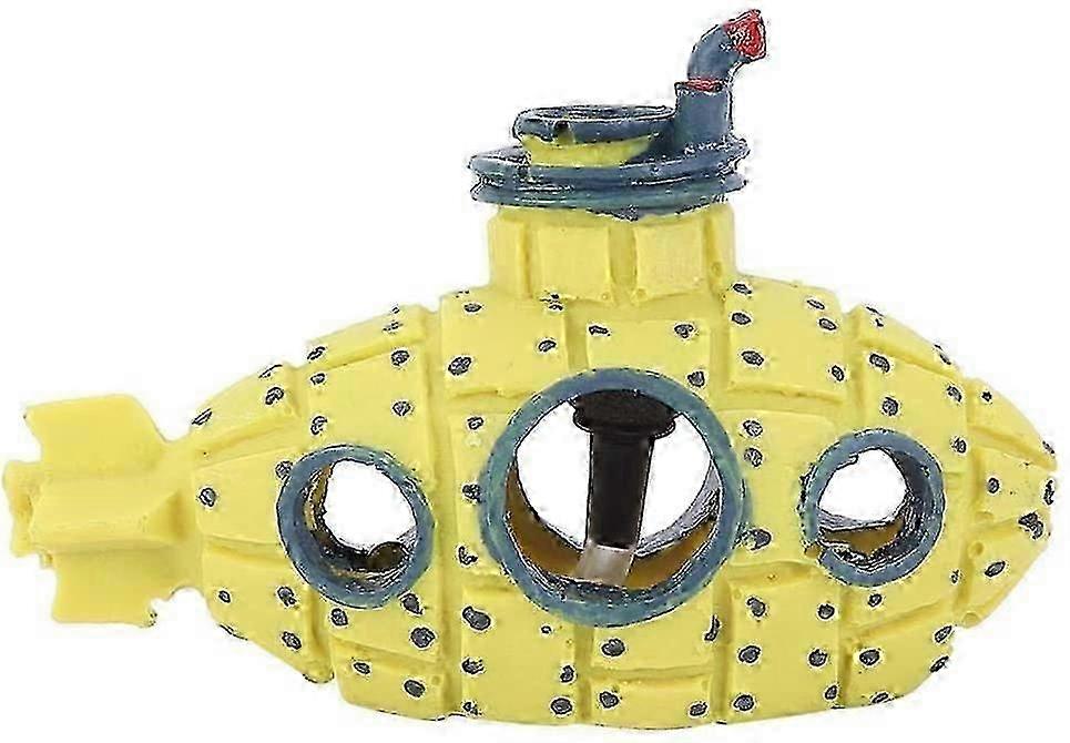 Yellow Submarine Aquarium Air Stone Ultra Silent Deep Dissolving Bubble Diffuser